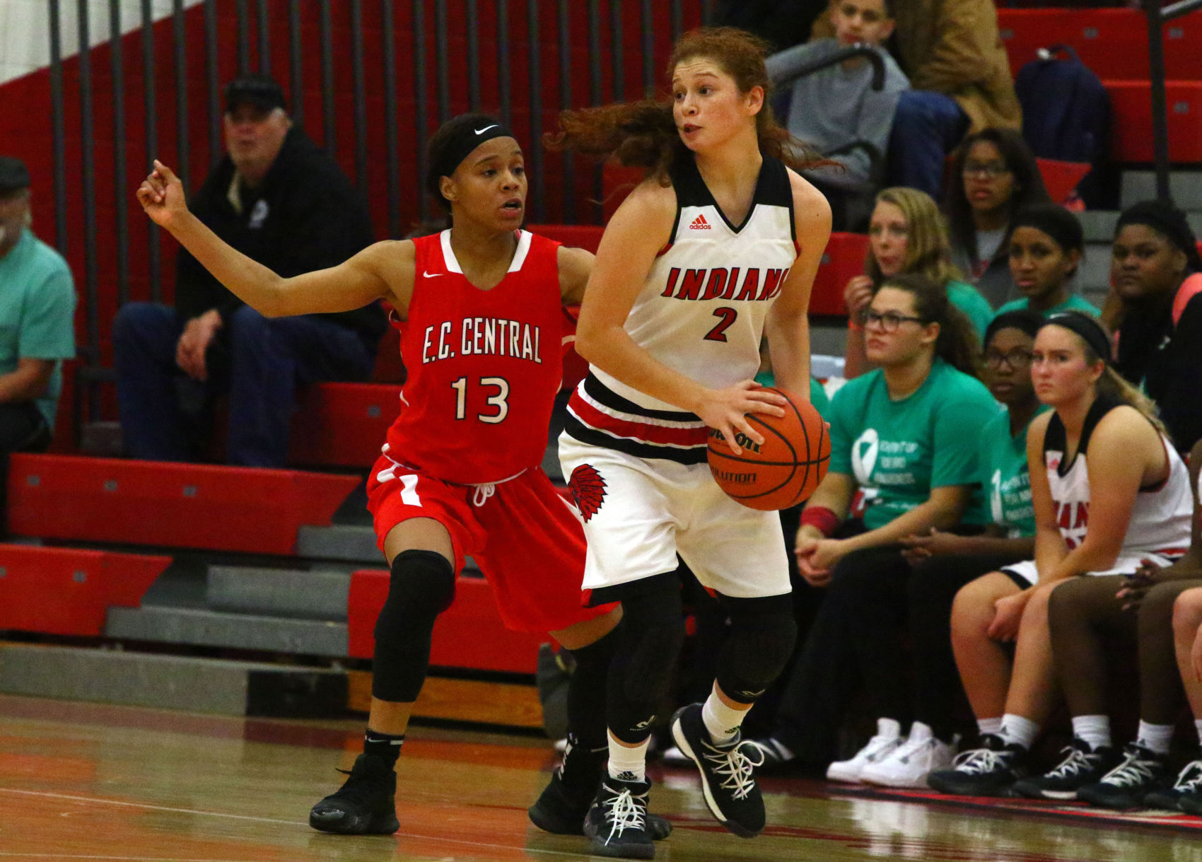 Gallery: E.C. Central at Portage girls basketball